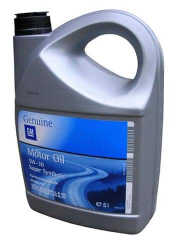 Масло GM Dexos 2 5W30 синтетическое 5 л. артикул  (3) Арт. 93165557