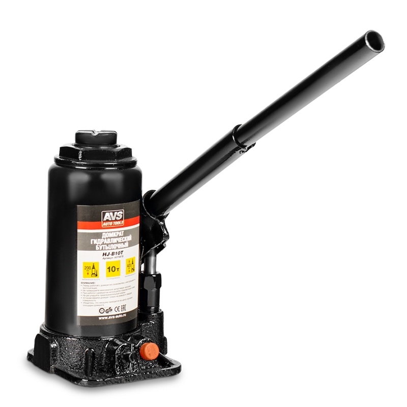 Домкрат гидравлический AVS HJ-B10T, 10т, 200-405мм. (5) Арт. A07087S