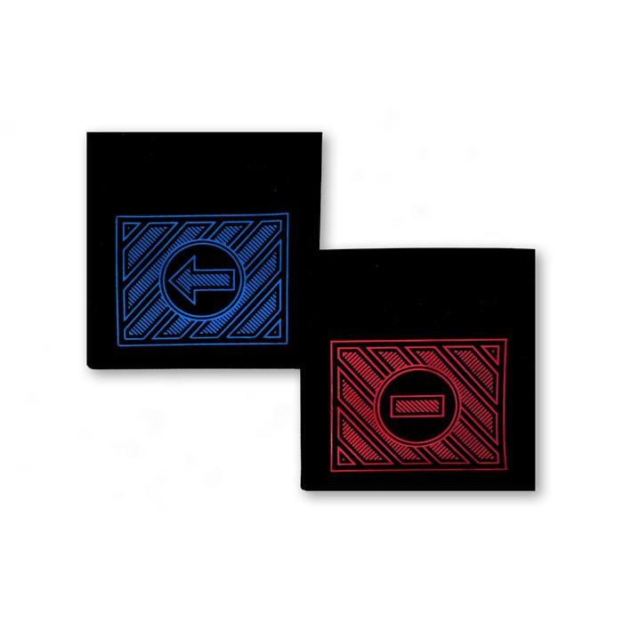 Брызговики резинопластик ЗЕБРА КАРБОН 44 41 Арт. 18788