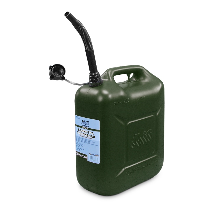 Канистра топливная пластик.20л. (тёмн.зелён.) AVS TPK-Z 20 (2) Арт. A78494S