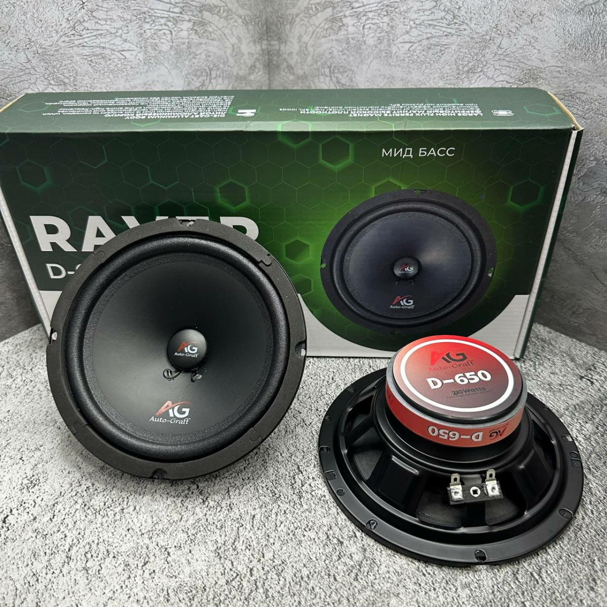 Колонки автомобильные (динамики) RAVER  16CM 360W Арт. D-650