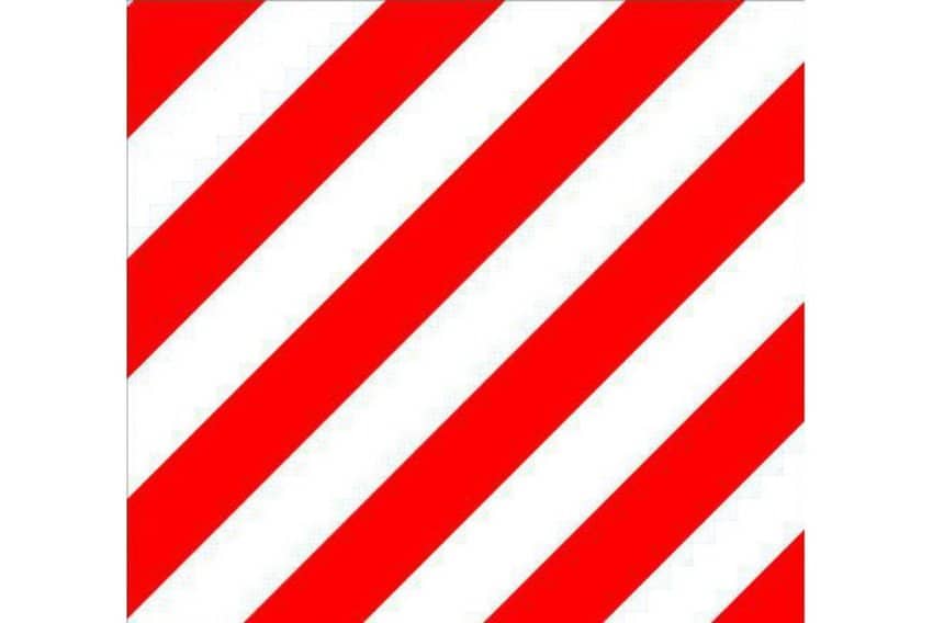 Наклейка  Крупногабаритный груз светоотражающая Арт. 7641