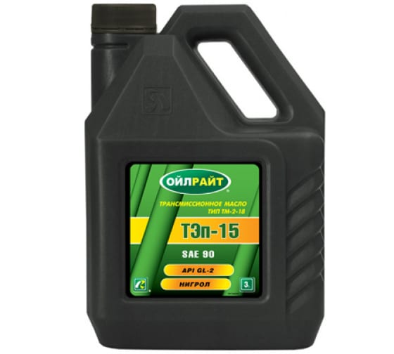 Масло трансмиссионное OILRIGHT Ойл-Райт ТЭП-15В нигролТМ2-18 3л Арт. 2553