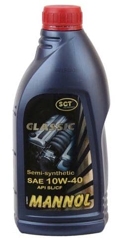 Масло MANNOL CLASSIC 10W40 полусинтетика 1л Арт. 1100