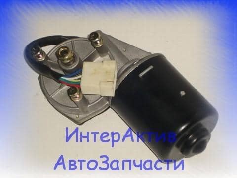 Электро двигатель стеклоочистителя КамАЗ,МАЗ (СЛ-16) с редуктором (1) Арт. 19431
