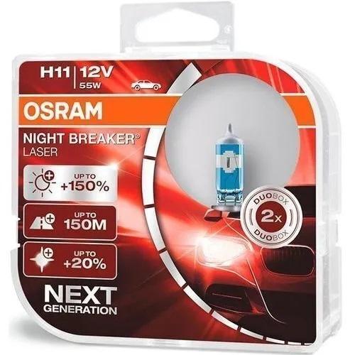 Автолампа H11 12V 55W PGJ19-2 OSRAM NIGHT BREAKER LASER к-т (1) Арт. 64211NLHCB