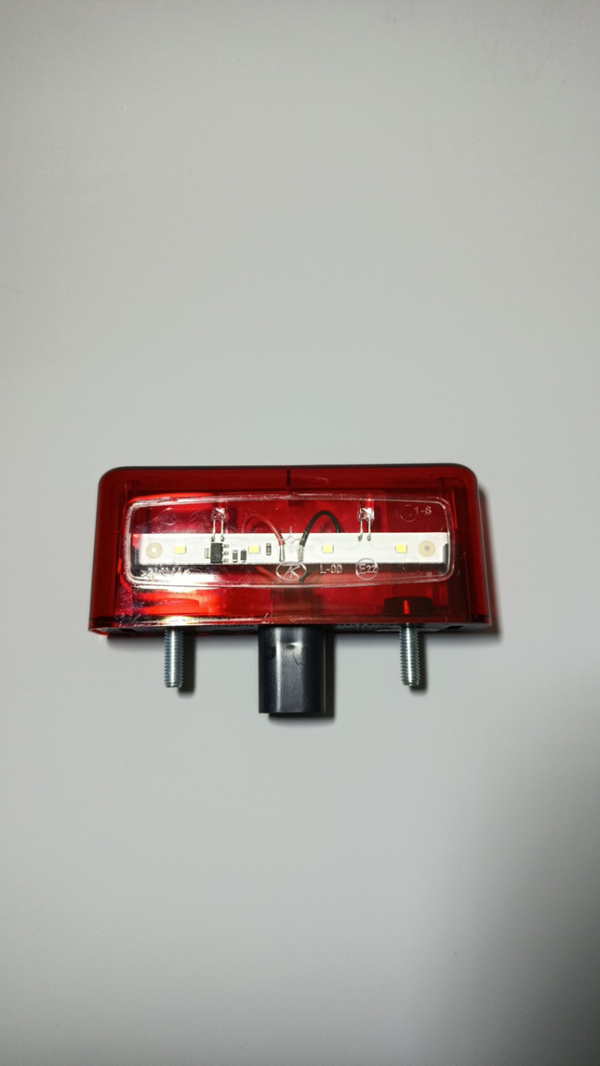 Подсветка номера светод 12 24в 6 LED 1033.3717-01 красная 11180