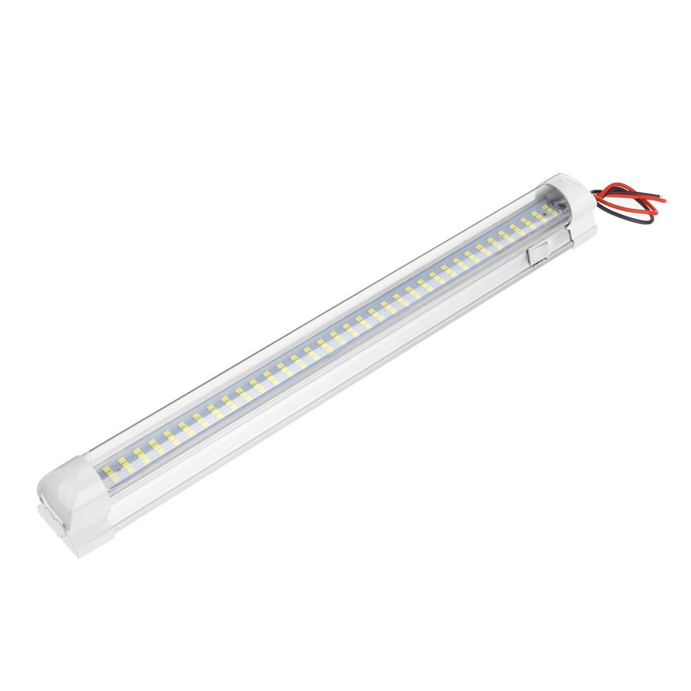 Подсветка салона с выключателем 24 V (Белая) 30 см.с выключателем Арт. 16321