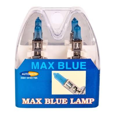 Автолампа H1 12V 55W AUTOBRITE MAX BLUE 2шт Арт. ABH112V55MB