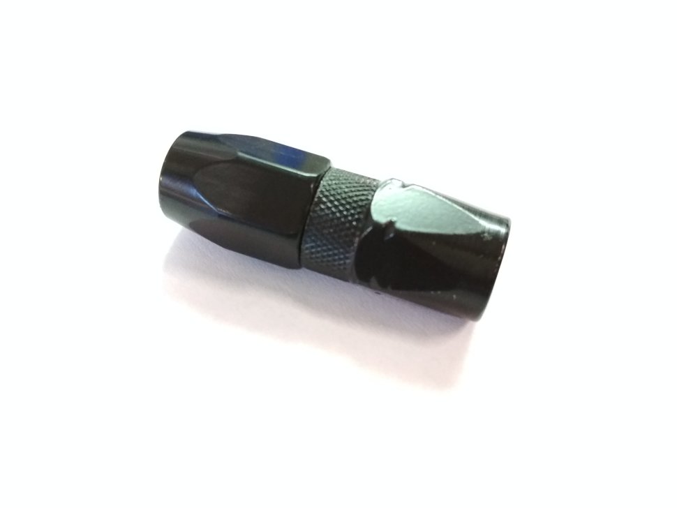 Наконечник шланга шприца плунжерного черный Арт. 17004