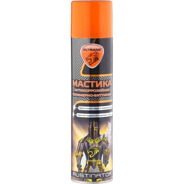 Антикоррозийная мастика полимерно-битумная аэрозоль 650 мл ELTRANS  Арт. EL-0207.02