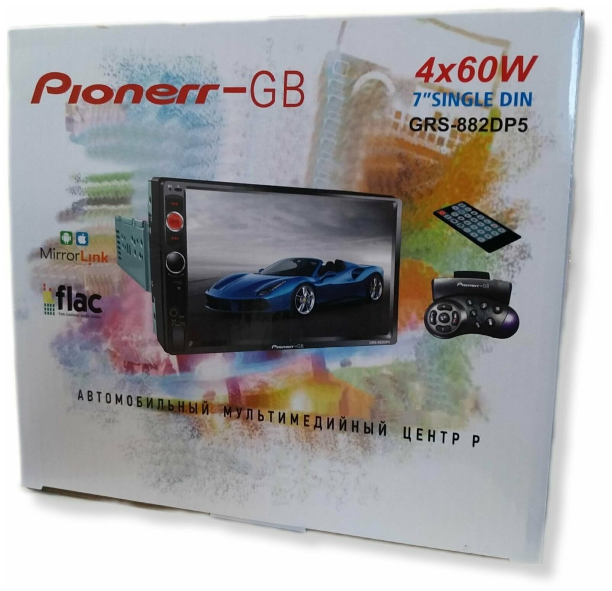 Автомагнитола Pioneer , Bluetooth, 1 din с 7-ми дюймовым сенсорным экраном (1) Арт. GRS-882DP5