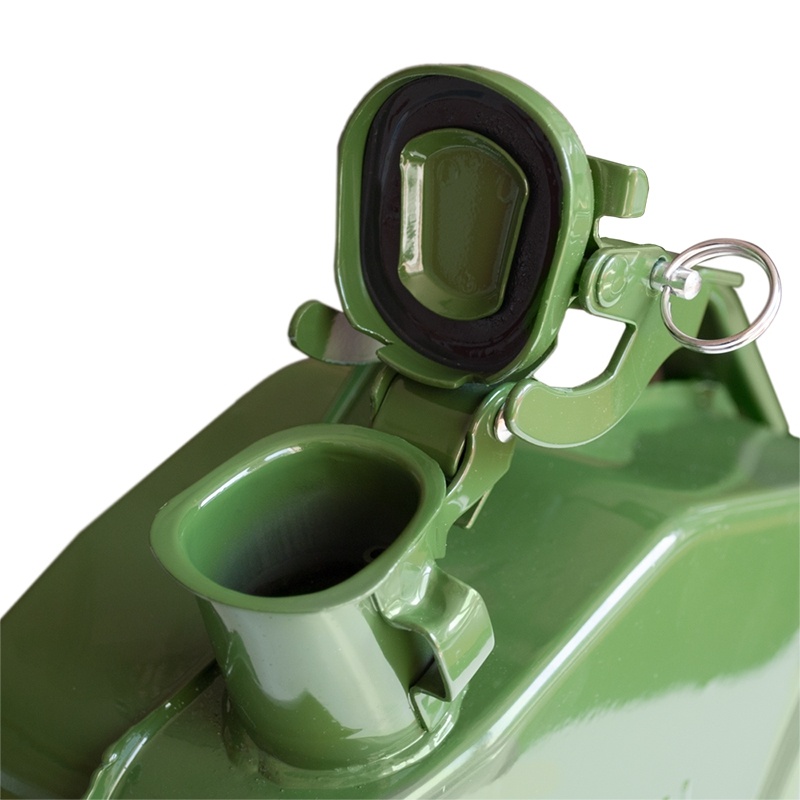 Канистра топливная металлическая вертикальная 20 Л (зелёная) AVS VJM-20 (3) Арт. A07419S