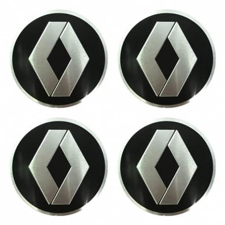 Наклейки на колпаки, диски с логотипом Renault 60 мм.