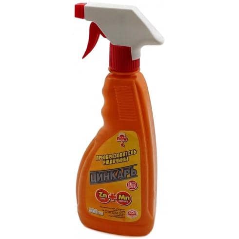 Преобразователь ржавчины  цинкарь  500мл спрей Арт. 2384