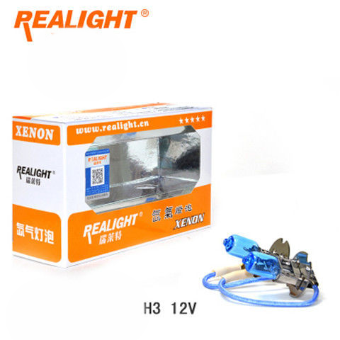 Автолампа H3-12V100W  синяя колба комплект 2шт. Арт. Reilite
