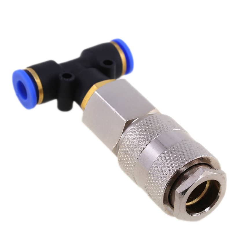 Соеденитель- тройник торм. трубок ПВХ d-6 мм с быстросъемом 0003723, 1669 Арт. 7346