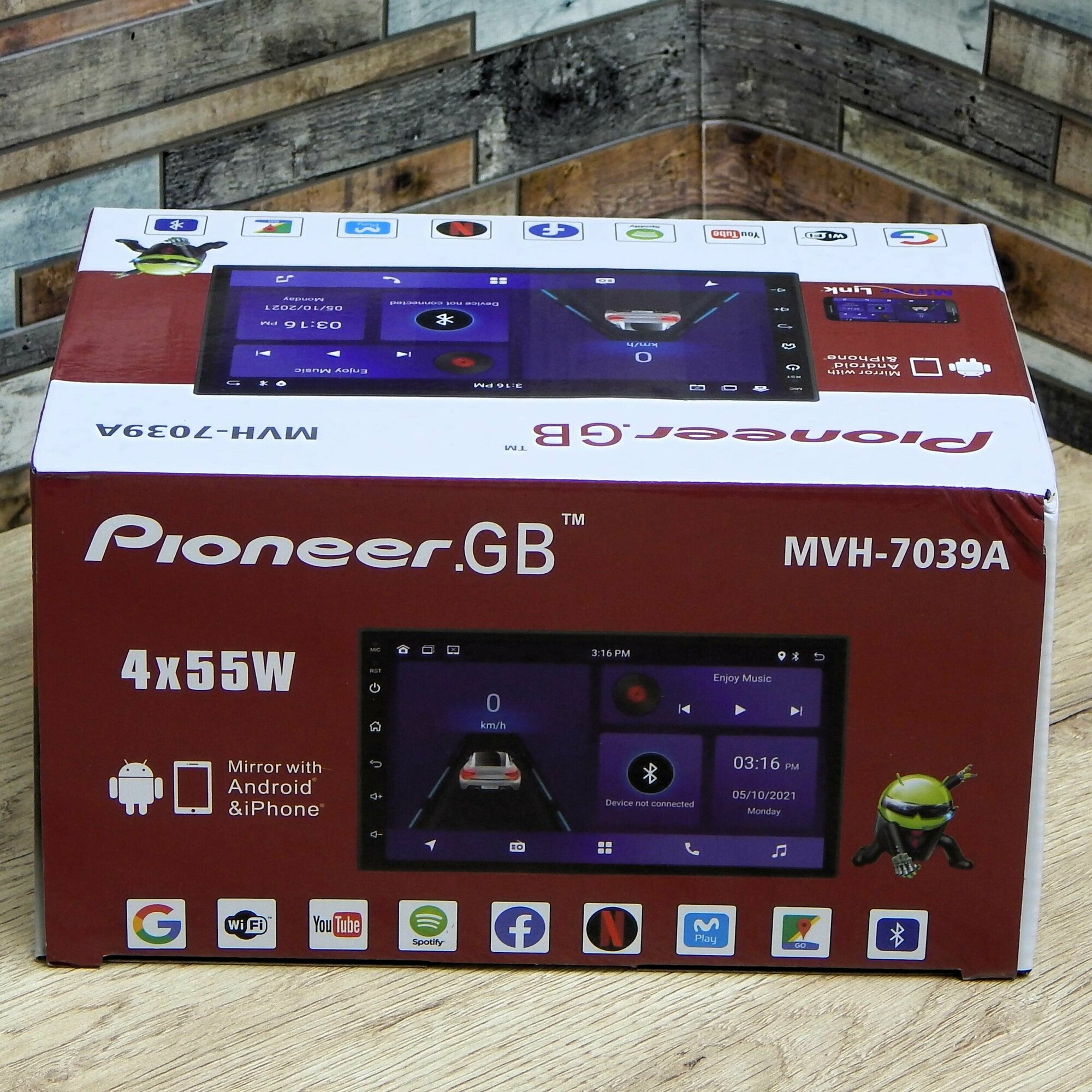 Автомагнитола  2din Pioneer.Андроид 7 дюймов (3) Арт. MVH7039A