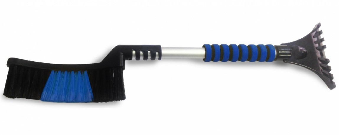 Щетка для снега со скребком AVS WB-6321 (63 cм), мягкая ручка, распушенная щетина. (1) Арт. A78468S