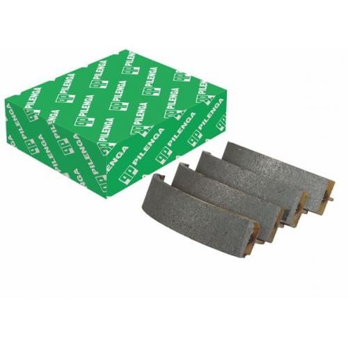 Колодки задние ВАЗ 2108-12, 1118, 2170, 2190 Granta со скобами ручника 4шт PILENGA BS-P 1002 Арт. BS-T1002LN