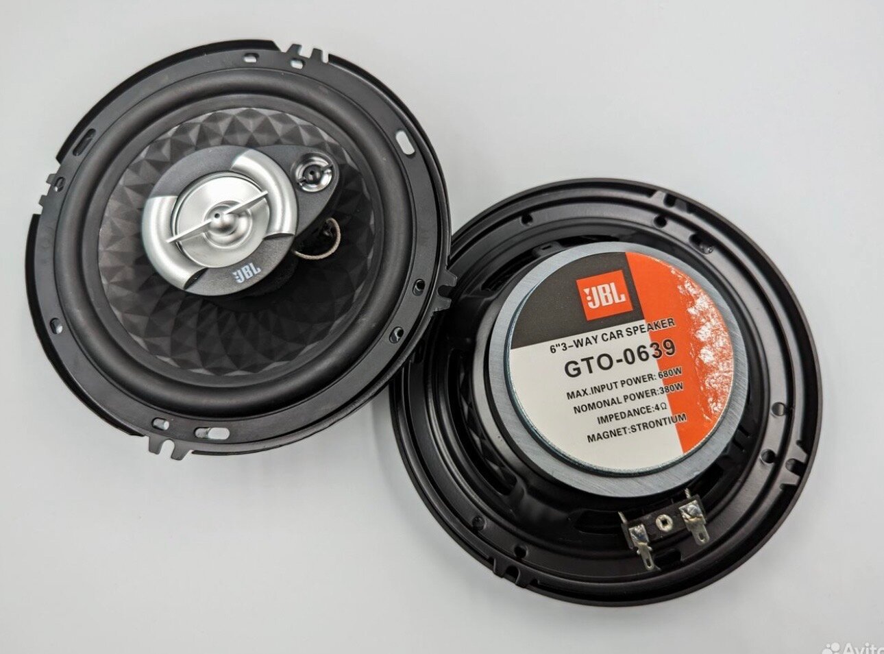 Колонки автомобильные (динамики) JBL  16CM 680W (2) Арт. JTO-0639