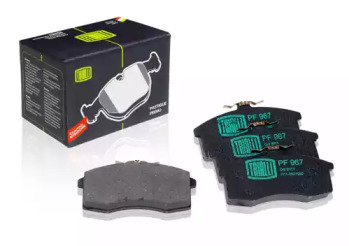 Колодки тормозные передние. диск. для а м ВАЗ 1111,Ока TRIALLI Арт. PF967