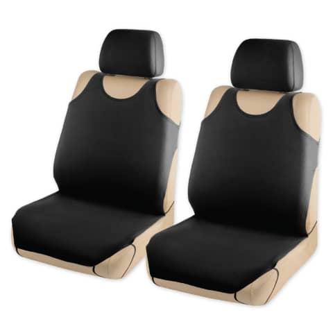 Чехол-майка на переднее сиденье однотонный черный 2шт ARNEZI  Арт. A0508011