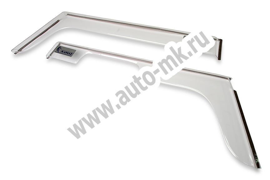 Дефлектор КАМАЗ ЕВРО прозрачный комплект (мал.угол) Арт. 11109