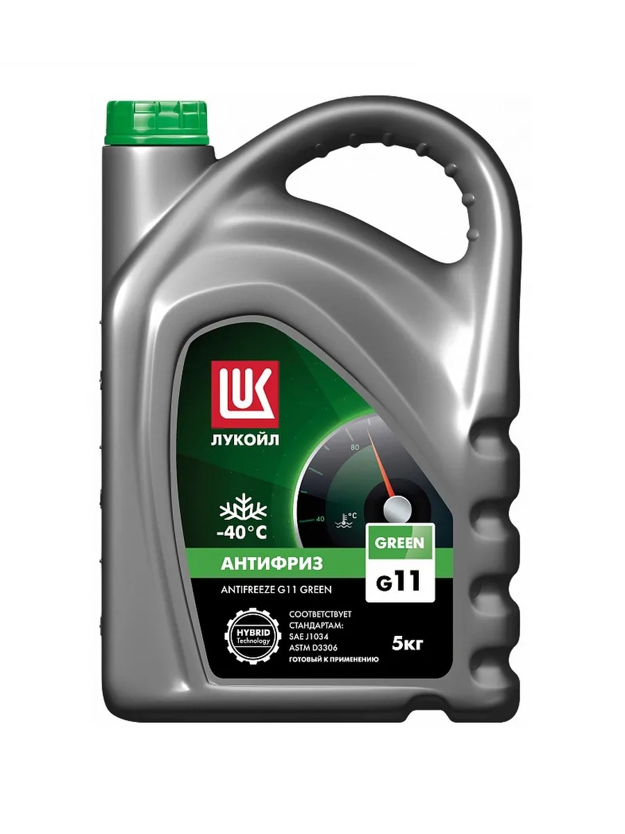Антифриз 5л ЛУКОЙЛ G11 Green зеленый (1) Арт. 227386