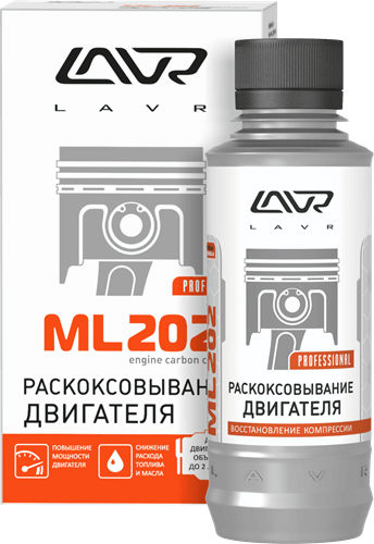 Жидкость для раскоксовки двигателя ML-202 Engine carbon cleaner 185 мл LAVR Ln2502 LAVR Ln2502 Арт. LN2502