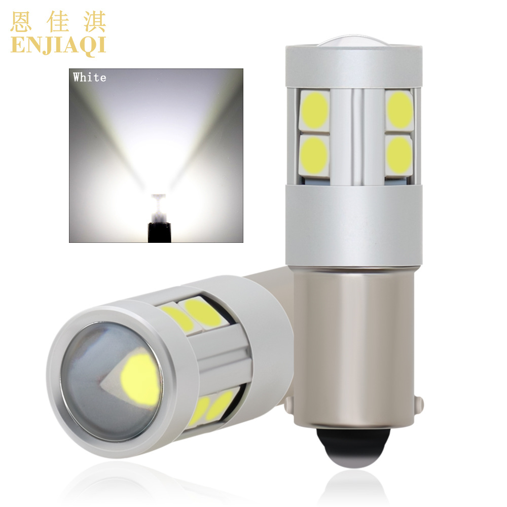 Автолампа светодиодная 2-24V T4 9SMD с обманкой белым светит Арт. 1