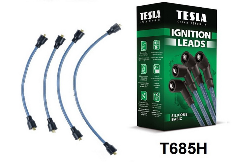 Провода в вольтные  ТЕСЛА  ГАЗ.,УАЗ дв.,405,406 без наконечников Арт. T685H