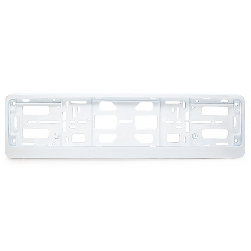 Рамка номерного знака (белая) AVS (2) Арт. A07728S