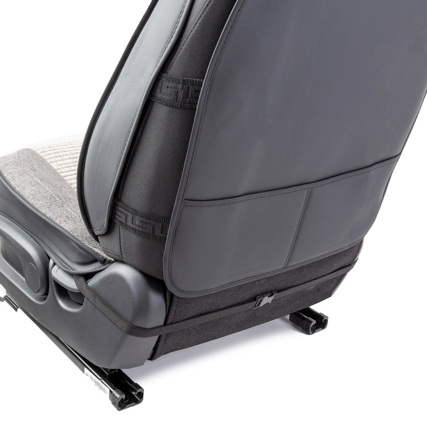 Каркасные 3D накидки на передние сиденья  Car Performance , 2 шт., fiberflax CUS-3024 D.GY L.GY (5) Арт. CUS-3024D.GY L.GY