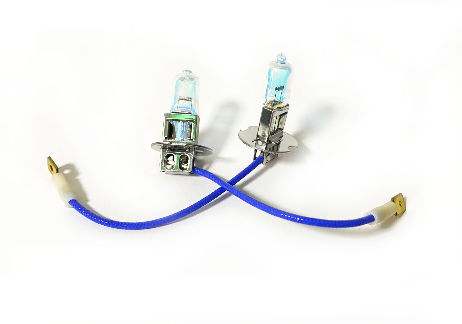 Автолампа H3 12V 100W ZENON 2шт всепогодные Cristal blue Хамелеон (2)