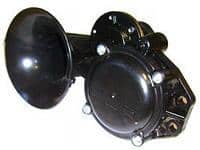 Сигнал звуковой воздушный 1-о рожковый 24V черный со встроенным клапаном VOLVO,MAN.DAF.MB  2506-АТ (1) Арт. 7660