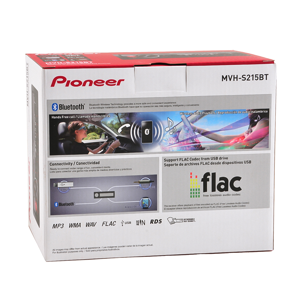 Магнитола автомобильная Pioneer GRAFF  1din (4) Арт. MVH-215SBT