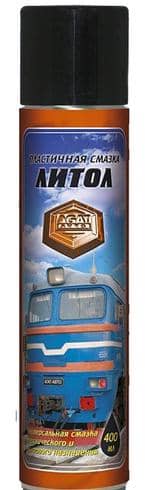 Смазка ЛИТОЛ (400мл) АГАТ (аэрозоль) (1) Арт. агат