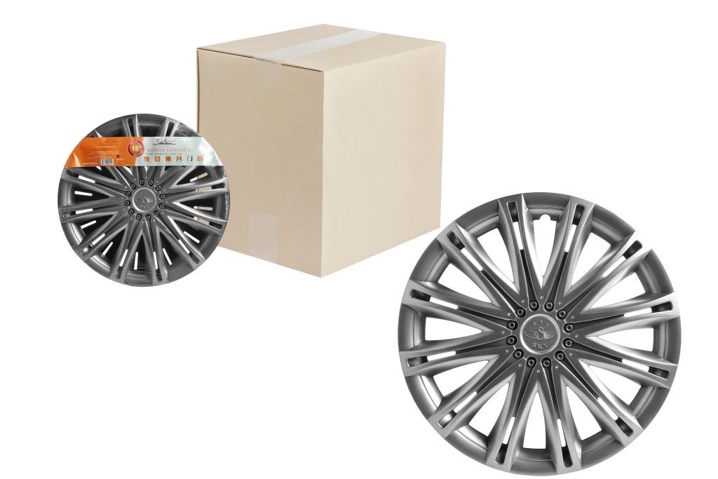 Колпаки колесные 14 Скай, серебристый, компл. 2 шт. AIRLINE  (2) Арт. AWCC-14-11