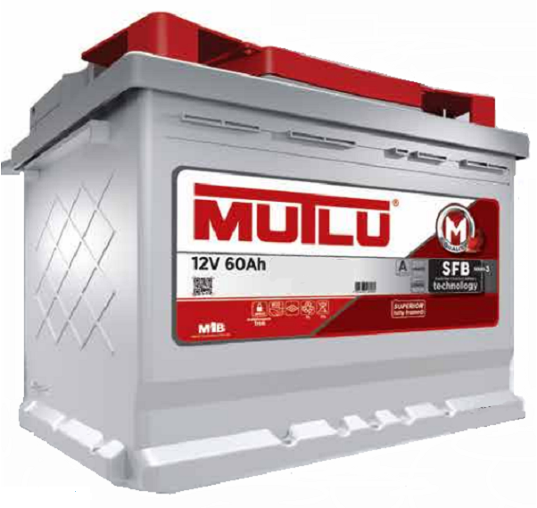 Аккумулятор MUTLU SFB 60 А ч обратная R+ EN 540A, 242x175x175 LBS2-60A  Арт. LB2.60.054.A