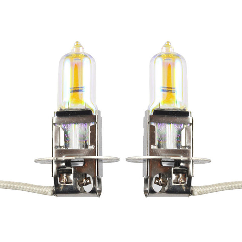 Автолампа H3 12V 100W ZENON 2шт всепогодные Gold Хамелеон (1)