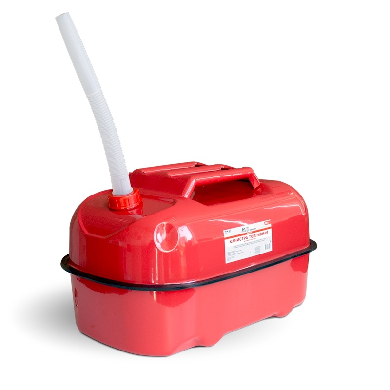 Канистра топливная металлическая горизонтальная 20 Л (красная) AVS HJM-20 (2) Арт. A07420S