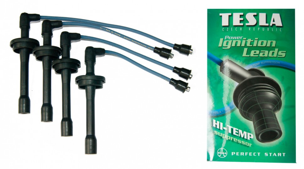 Провода в вольтные ГАЗ 406 двигатель с наконечниками 70% силикон TESLA  Арт. T696H