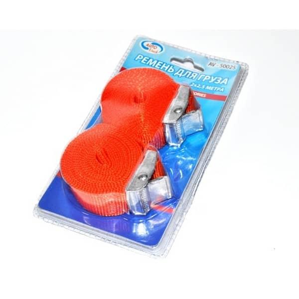 Стяжка крепления груза  5м (узкий) блистер набор 2 шт