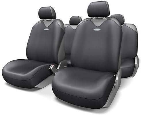 Чехлы автомобильные R-1 plus  майки , черный (9 пр) 1 6 (1) Арт. R-902PBK