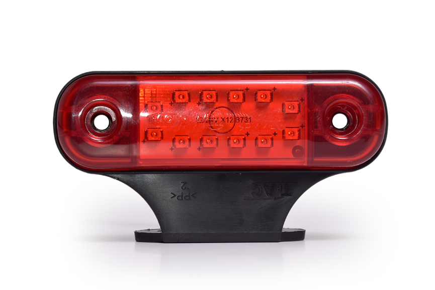 Габарит светодиодный с кронштейном MINI 12 LED Красный (3) Арт. 14158