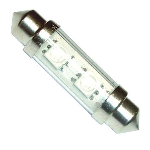 Автолампа 24V светодиодная (софитная) 3SMD 35мм синяя Арт. Софит