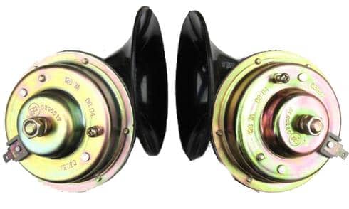 Сигнал звуковой электрический 24В С 306 307 (пара),выс и низкий тон улитка (1) Арт. 12865