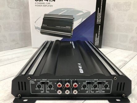 Усилитель автомобильный 4 канальный 3000 ватт  (2) Арт. GSF-41.4
