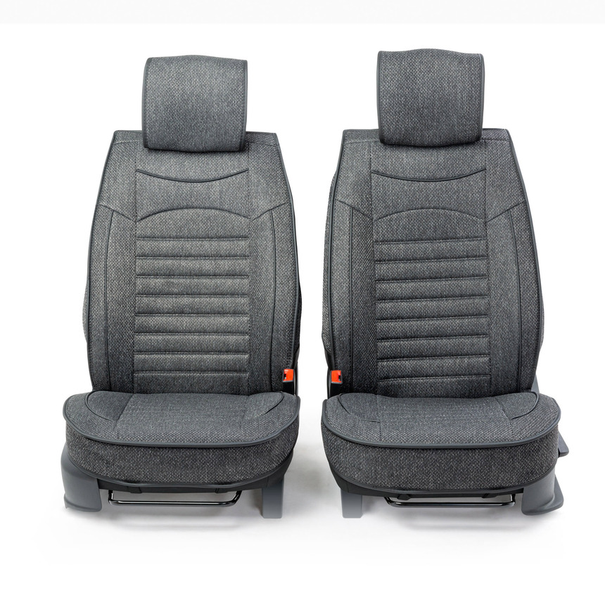 Каркасные накидки на передние сиденья  Car Performance , 2 шт., гобелен CUS-2082 D.GY (2) Арт. CUS-2082D.GY